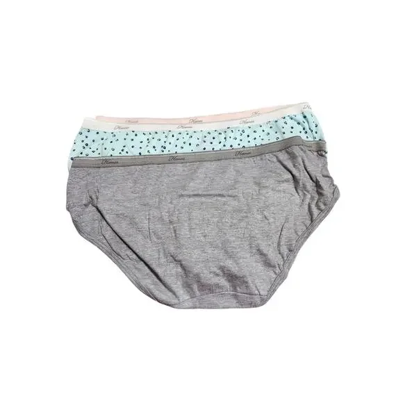 Hanes 3-Pack Breathable Cotton Tagless Bikini Panties M/6 Cotton No Ride‎ Up - Picture 2 of 2